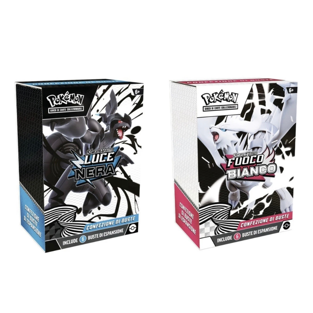 Bundle 6 bustine Luce Nera e Fuoco Bianco (Scarlatto e Violetto) ITA