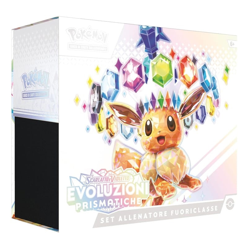 Elite Trainer Box / ETB Allenatore Fuoriclasse Scarlatto e Violetto Evoluzioni Prismatiche (IT)
🔍