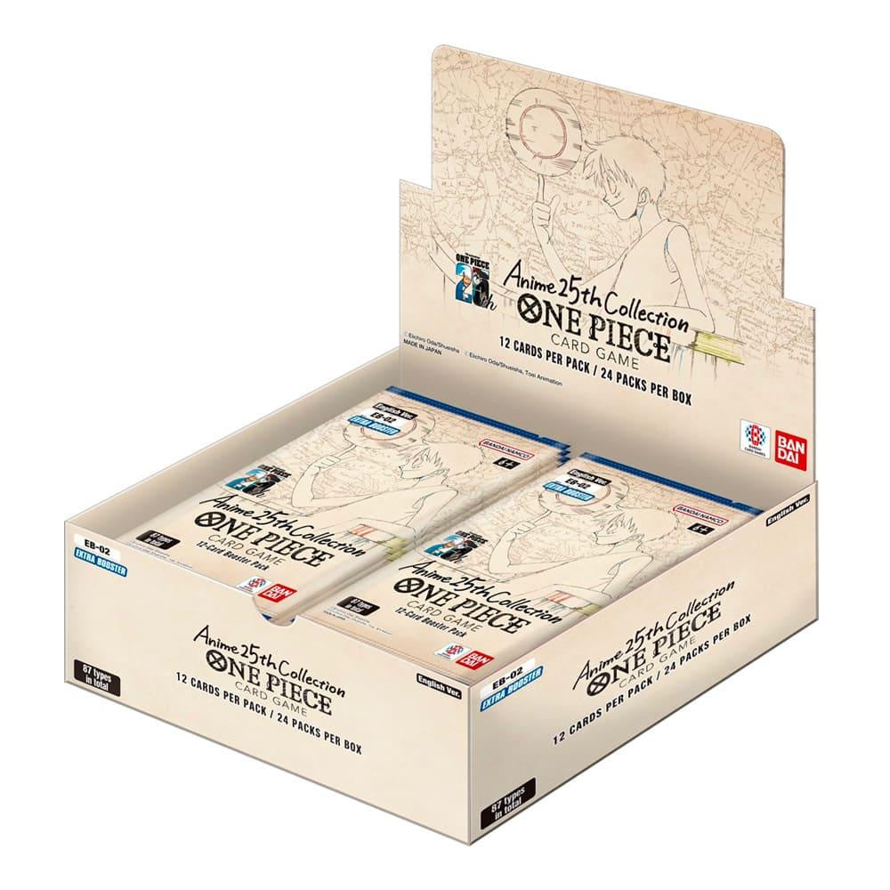 One Piece Card Game EB02 Extra Booster Anime 25th Collection - Display 24 Buste Inglese