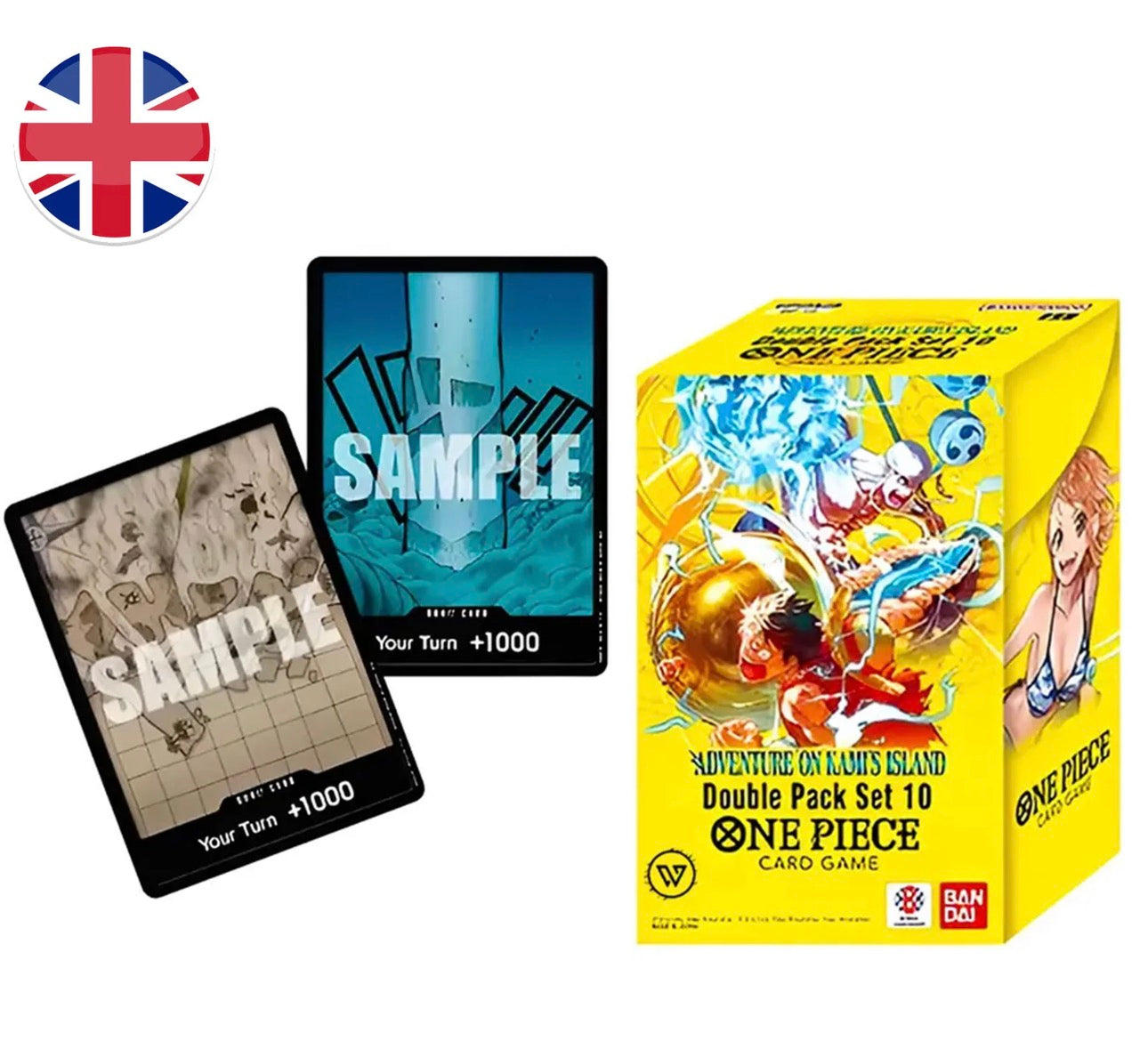 Double Pack 2 Bustine + Don Pack - OP15 - Adventure on Kami's Island - ENG - ONE PIECE Card Game